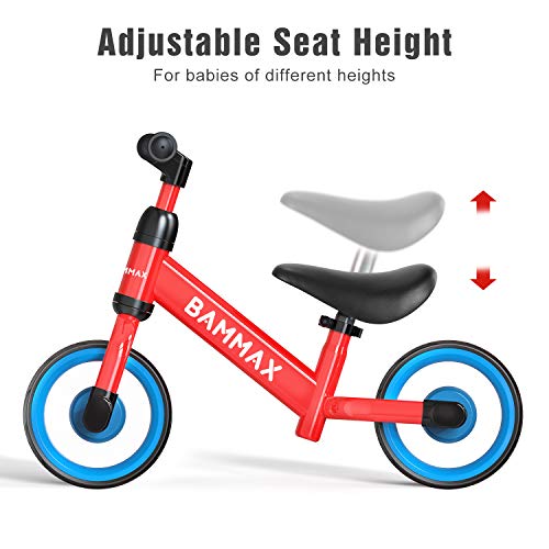 Bammax Baby Balance Bike, Kids Training Bike Toddler Riding Scooter Bicycle Riding Toys No-Pedal Baby Walker First Bike Inflation-Free Lightweight Sport Balance Bike for 2 to 5 Year Infant & Children