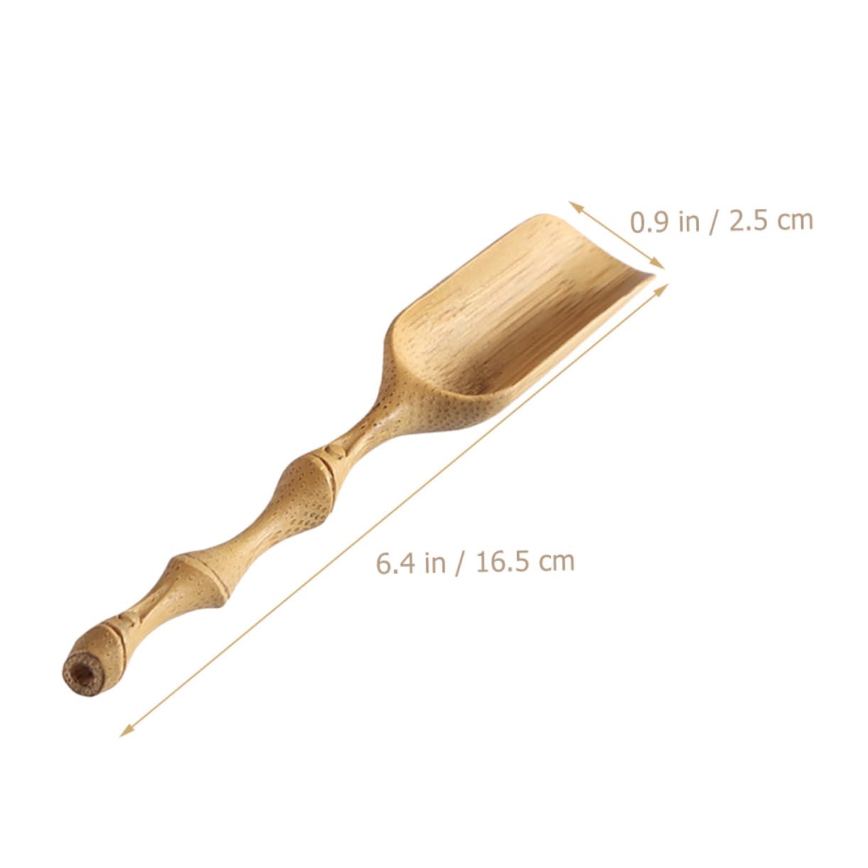 JECOMPRIS Hand Carved Tea Shovel Spoon Unique Tea Ceremony Accessory for Tea Lovers Lightweight Portable for Loose Tea Salt