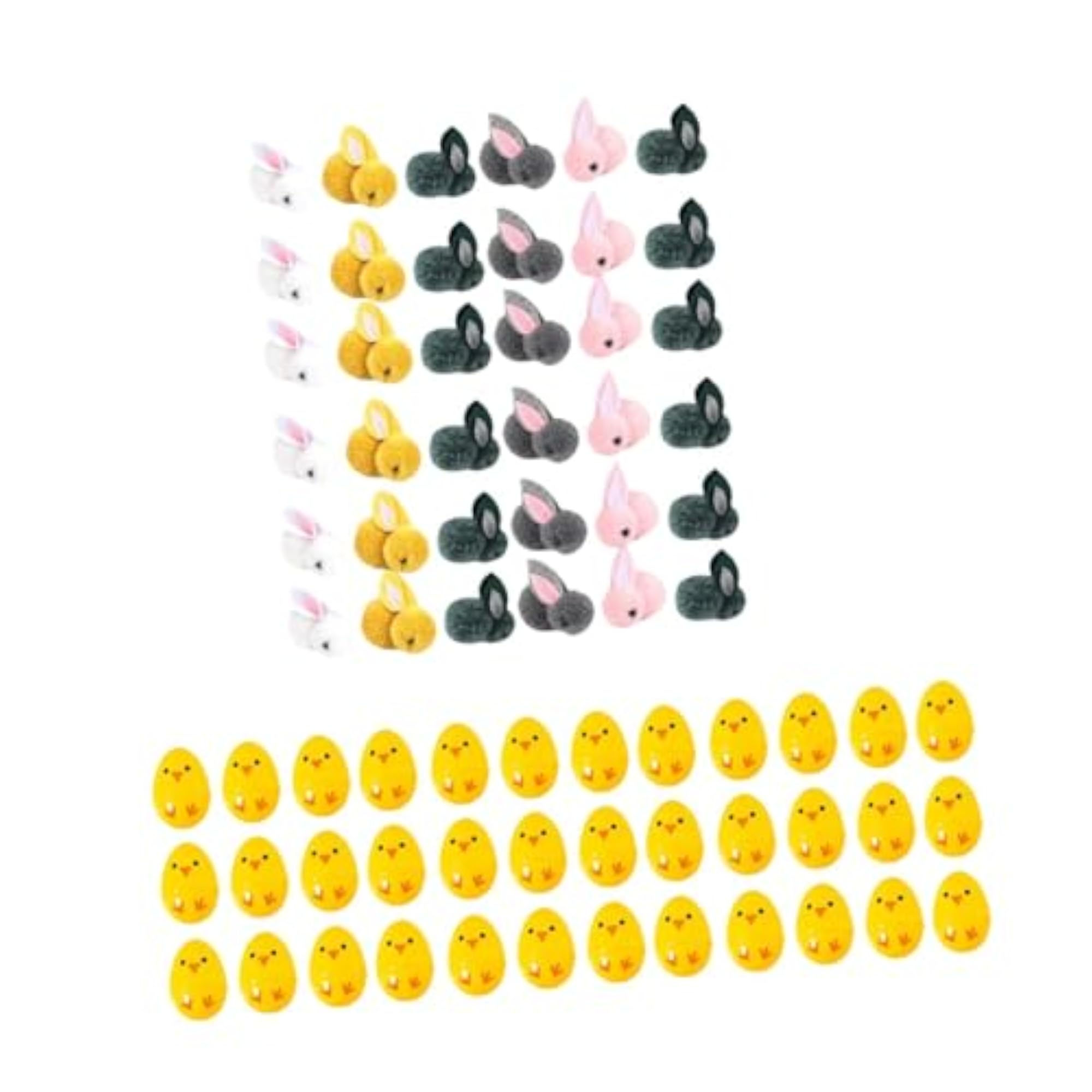 Easter Eggs with Bunny Toys Decorative Stuffers Set