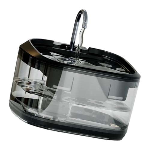 Dispensador de agua para gatos con filtro y fuente de acero inoxidable