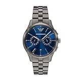 Emporio Armani Cronografo da uomo in acciaio inossidabile canna di fucile (Modello: AR11729)