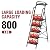 5 Step Foldable Step Ladder Stool with Roomy Tool Tray and Secure Handrail, Foldable Platform Ladder 5 Step Folding Stepstools with Wide Pedals and 800lbs Weight Capacity for Adults, Home, Kitchen