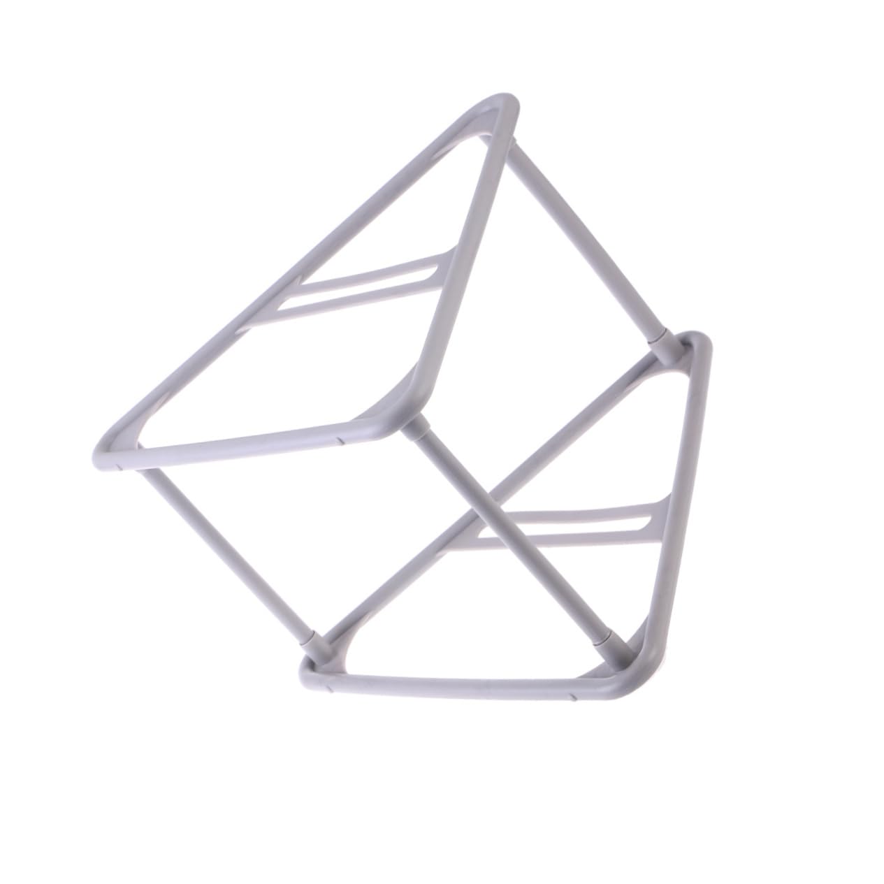 Ciieeo Clips Rack Multifunctional Organizer with Detachable Shelf Creative Plastic Storage for Clothes and Accessories Grey