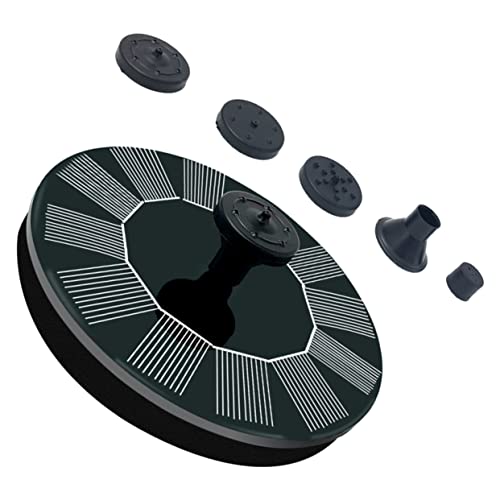 Milisten Fontaine Solaire Flottante Pour Jardin Et Bassin Mini Fontaine à Panneau Solaire Pour Décoration Extérieure Et Circulation Eau
