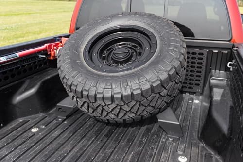 Rough Country Bed Mount Spare Tire Carrier for Toyota Tacoma Trucks (2016-2023) - Fits up to 40" Tires, Off-Road Spare Tire Holder for Truck Beds by Rough Country - Image 4