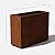 Veradek Corten Steel Series Span Planter - Tall Rectangular Metal Planter for Outdoor Porch/Patio | Naturally Rusting Steel for All-Weather Use | Modern Rustic Décor for Tall Plants, Flowers, Trees
