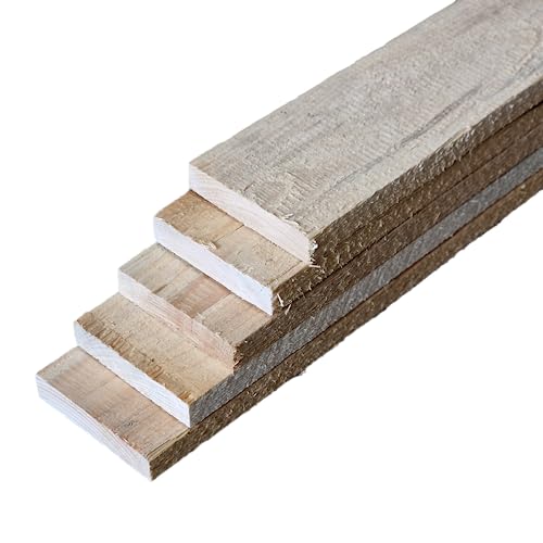 MyTimber® Holzlbretter als Bauholz Dachlatten | Holz zum selber bauen | 12 x 2,3cm| 2m lang | Auf dem Bau als Schalungsbrett | Konstruktionsholz für dein DIY-Projekt (5 Stück)