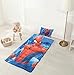 Jay Franco Marvel Spiderman 3 Piece Sleepover Set - Cozy & Warm Kids Slumber Bag with Pillow & Eye Mask (Official Marvel Product)