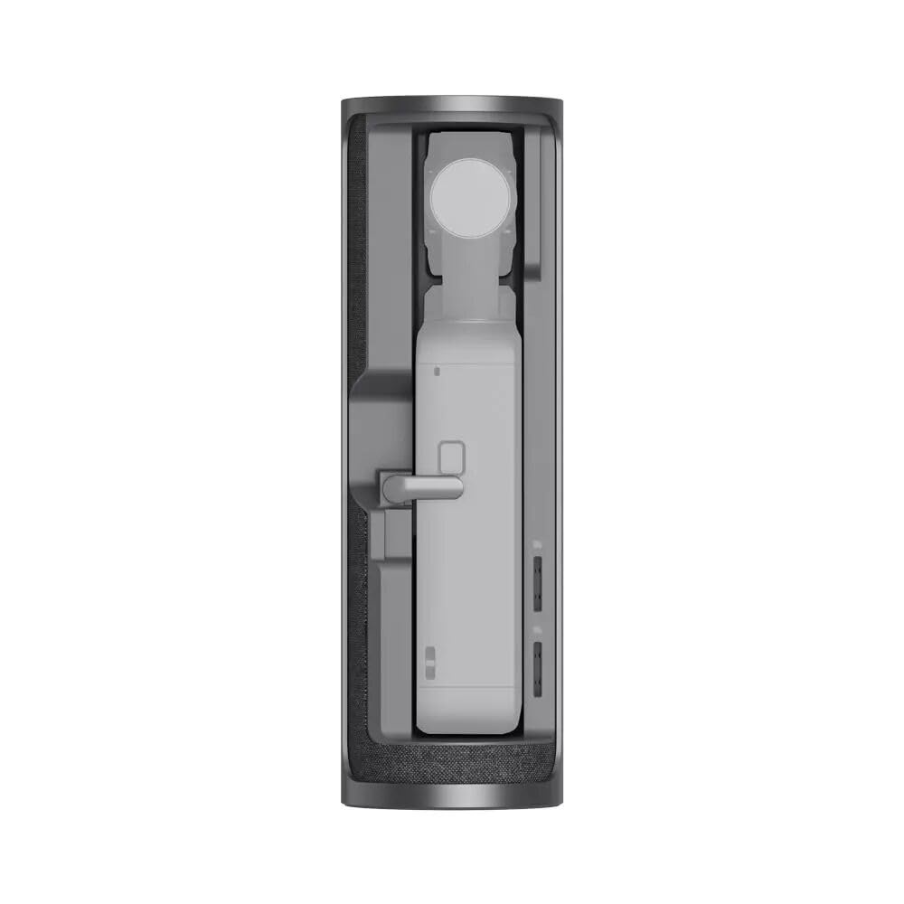 DJI Pocket 2 Charging Case - Convenient Spin-to-Open Design, Charge on The go, Convenient for Storage, Lanyard Hole for Convenient Carrying, Impressive 1500mAh of Power for Longer Shooting Time