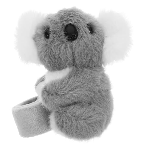 Kisangel Plush Snap Bracelet Cute Bike Handlebar Decoration for Adorable Wristband Accessory Easy to Attach Plush Decor for Motorcycles and Bicycles