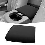 KBH Center Console Armrest Cover for Ford F150 1999-2003, Jump Seat, Middle Console Lid Protector, Customized Interior Accessories, Black