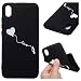 Produktbild Mlorras Hülle für Xiaomi Redmi 7A, Gemalt Handyhülle Case, Ultradünnen Flexibel Silikon TPU Schutzhülle IMD Bumper Anti-Kratzer Stoßfest Smartphone Abdeckung Cover,Lege Liebe Hin