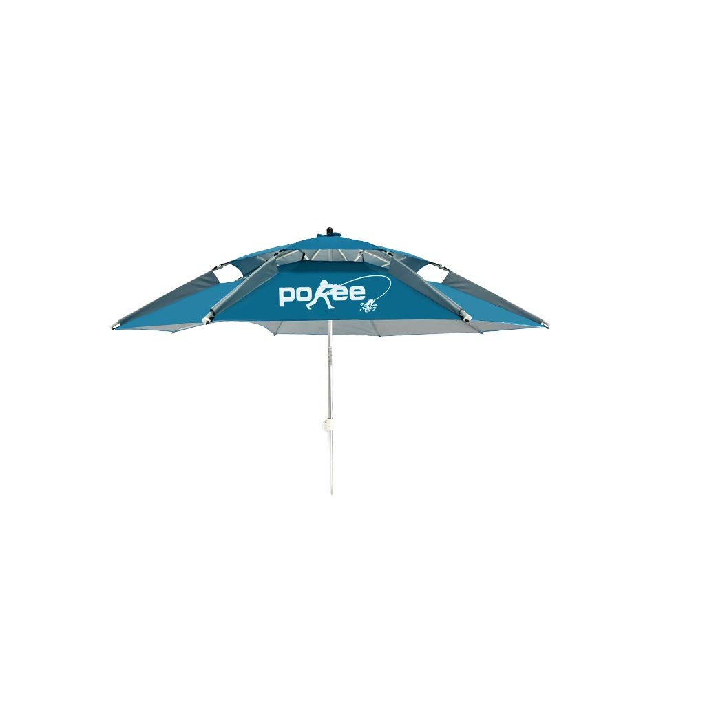 EPANO Parasol/parasol wędkarski 2.0/2.2/2.4 Metro Uniwersalny Rainsport Czarny Plastikowy Składany Parasol Wędkarski Parasol Wędkarski Parasol Fishing Parasol Dostaw z kotwicą piasku, plaża, pat