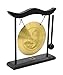 Owlgift Chinese Zen Feng Shui Gong Décor - Copper Gong with Wooden Stand ｜ 7.9-Inch Spiritual Ornament for Home, Meditation & Energy Clearing