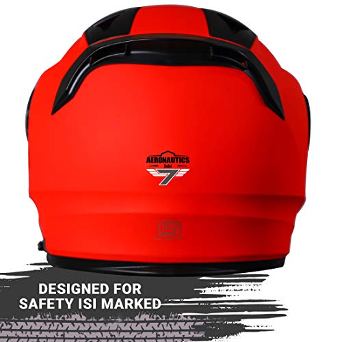 Image of Steelbird SA-1 7Wings Aeronautics ISI Certified Full Face Helmet for Men and Women with Inner Sun Shield