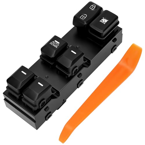 93570-3W000 Front Left Driver Side Power Window Door Lock Switch for 2011-2016 KIA Sportage Replaces# 93570-3W000WK 93570-3W600WK(16 pin)