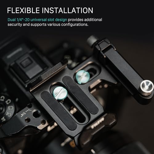 TILTA Universal SSD Drive Mount with Two 1/4″-20 Screws Compatible with Many SSDs, Fits 50-70 mm Wide and 15 mm Thick SSDs - Image 2
