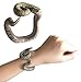 Royu 4 Piece PVC Toy Snake Bracelet, Halloween Party Realistic Snake Bracelet Fake Snake Wrist Band Scary Mischievous Toys Novelty Party Supplies and Practical Joke Toys
