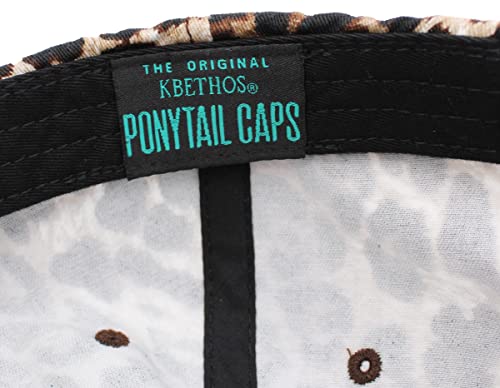 Image of Classic Plain Ponytail Messy High Bun Headwear Adjustable Cotton Trucker Mesh Glitter Hat Baseball Cap