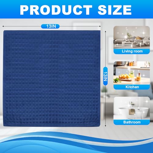 Image of 3 Pack 100% Cotton Wash Cloth, 13x13 Inch, 3 Colors