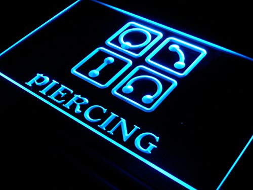 ADVPRO i325-b Piercing Body Ear Tattoo Shop NR Neon Light Sign