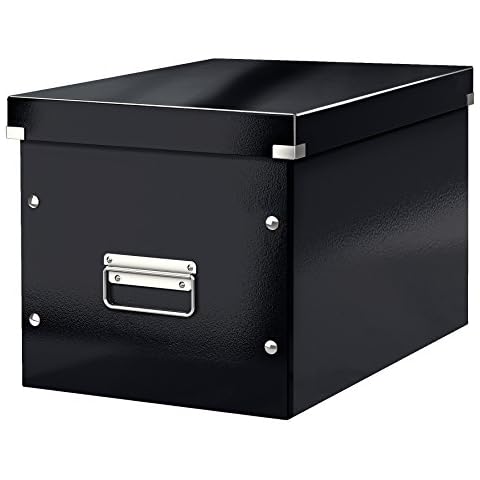 Leitz Caja de Almacenaje en Cubo Negro Cover