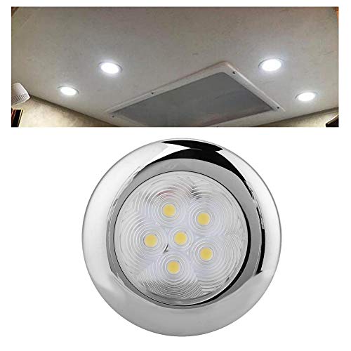 Aramox Faro LED per barche, 6 LED, luce di