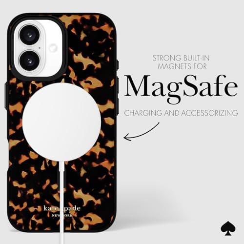 Coque iPhone 16 Kate Spade MagSafe rigide antichoc motif tortue