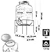 KADAX Dispensador de bebidas de 4 L con soporte Imagen de KADAX Dispensador de bebidas de 4 L con soporte