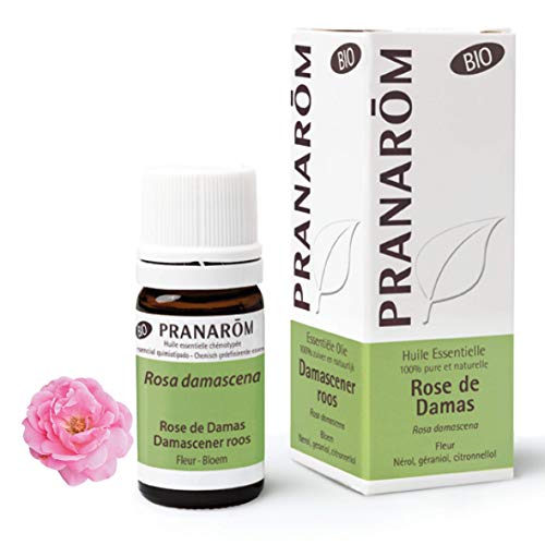 Pranarôm - Huile essentielle Rose de Damas Bio - Rosa Damascena - Distillation des Pétales de...