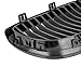X AUTOHAUX Pair Front Kidney Grille Gloss Black for BMW E92 2007-2010 2 Door Single Line