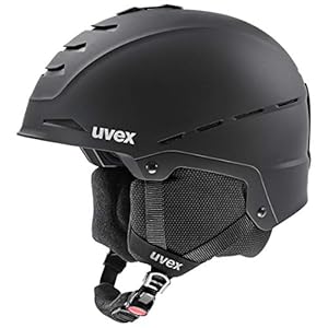 uvex Legend 2.0, Casco da Sci Unisex-Adult, Black Mat, 55-59 cm