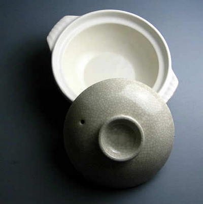 土鍋 10号浅型土鍋 銀峰貫入 31cm 萬古焼（四日市）5人用 Amazon | 銀峯 貫入10号 土鍋4-5人用【万古焼】 | 四日市ばんこ焼 | 土鍋
