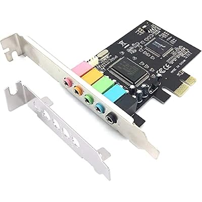 Pardarsey PCIe 5.1 Internal Sound Card for PC Windows 7, 3D Stereo PCI-e Audio Card, CMI8738 Chip, 32/64 Bit PCI Express Adapter