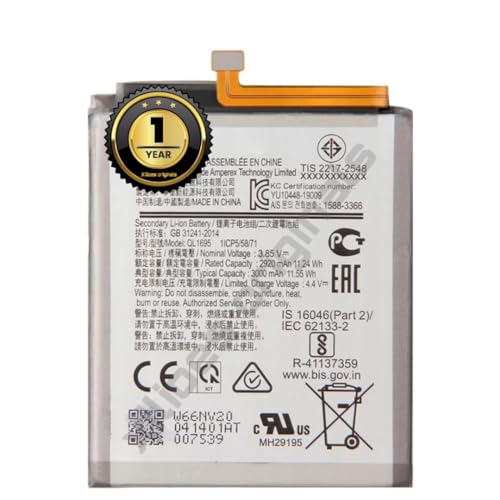 Image of QL1695 Battery for Samsung Galaxy A01 /A015 Battery with 1 Year Warranty**** (D52)