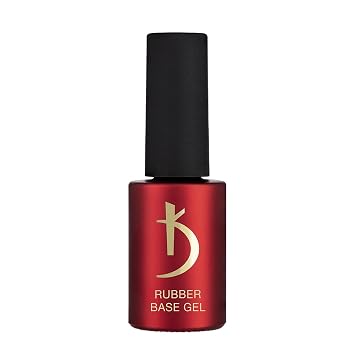 kodi professional Rubber Base Gel Soak-Off Gel Polish Base for Natural Nails | Strong Adhesion & Flexibility Clear 7ml 0.24 fl oz