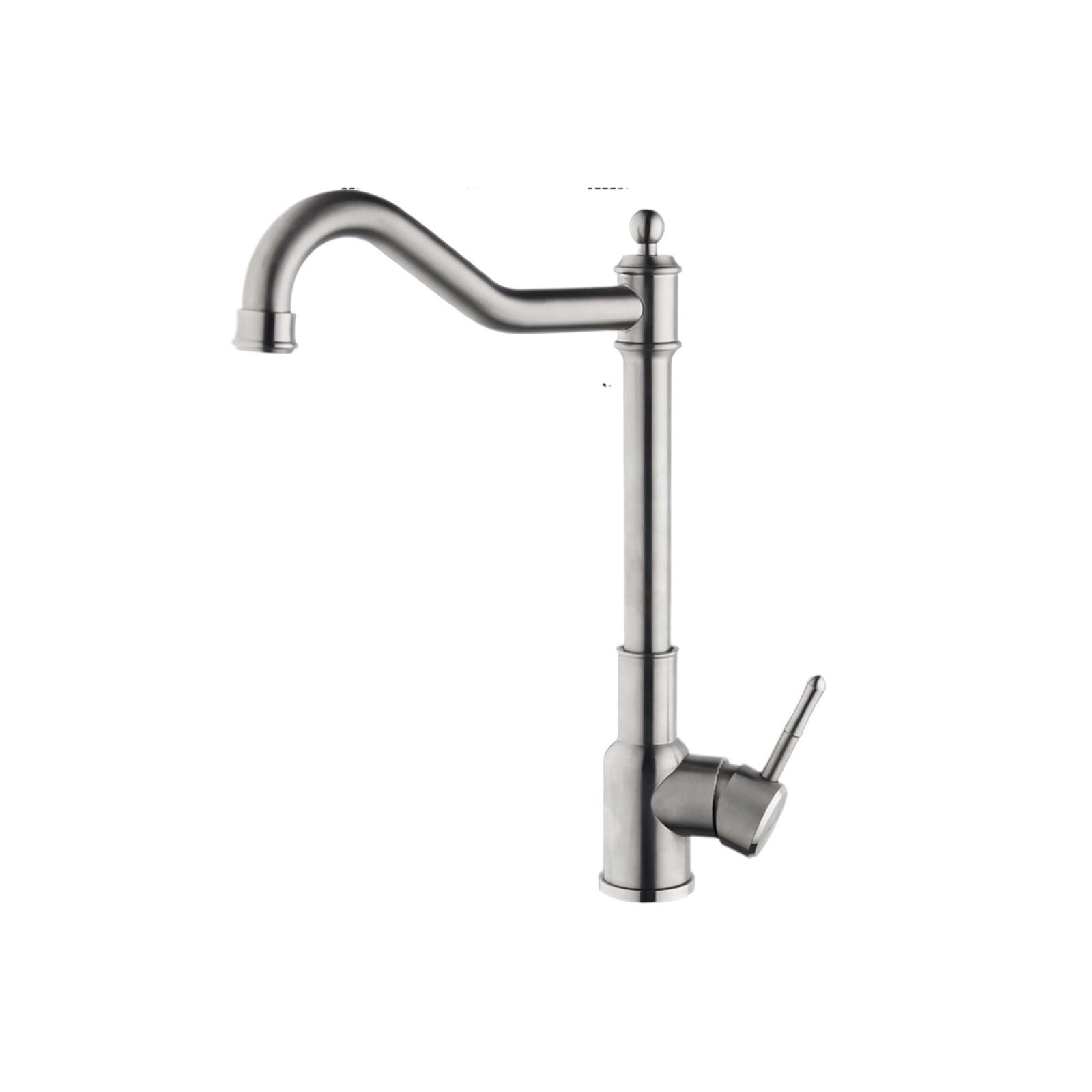 Robinet de cuisine mitigeur en acier inoxydable rotatif 360