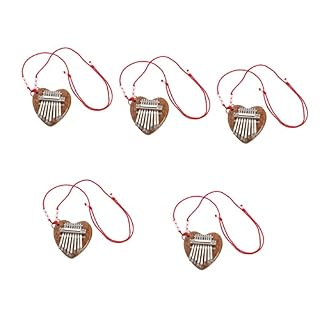 BIENKA 5pcs Amoureux Enfants Enfants Bout des Doigts Kalimba Taille exquise clé de Musique Adulte Bois intéressant… - Les Beatles, Paul McCartney, John Lennon, RIngo Starr, George Harrison