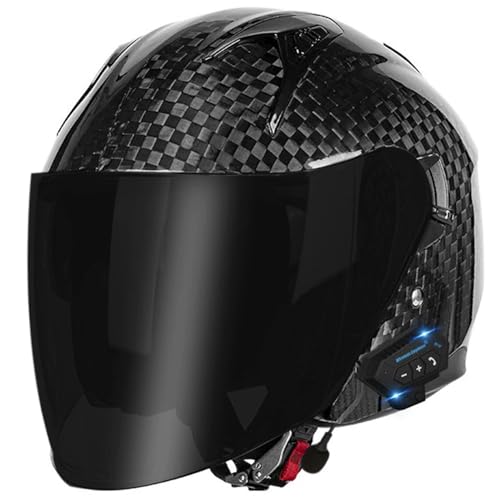 Casque scooter Bluetooth homologué ECE demi casque de sécurité 3/4