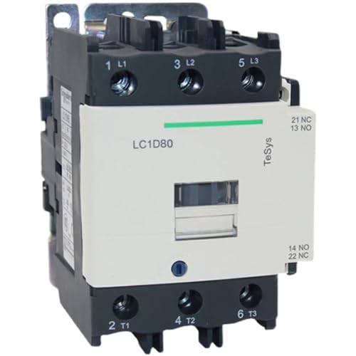 LC1D80 Contacteur CA pour commande de moteur triphasé 80A 380V