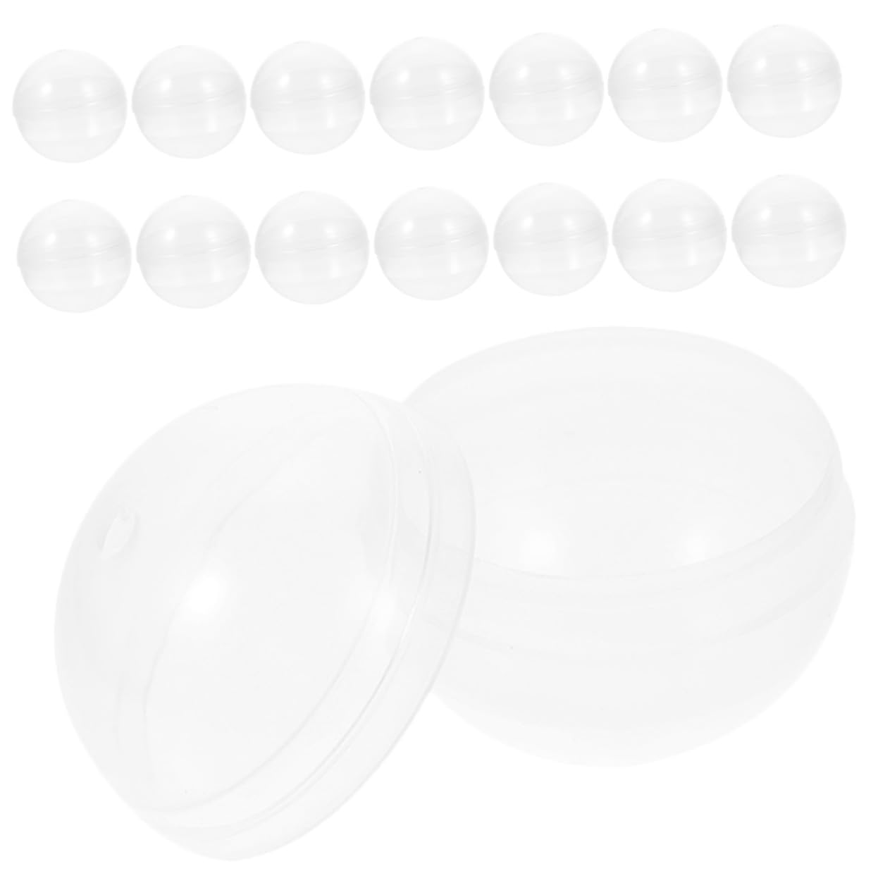 VALICLUD 50 Capsule Rotonde in Plastico per Macchinetta Capsule, Facili da Usare e Sicure, Design Delicato per Festa a Tema e Giocattoli Ragazzo Ragazza