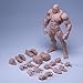 Fremego 1/12 Scale Male Action Figure,6inch Big Guy Muscular Strong Figures Super Flexible Miniature Figure Body Doll Collection (Pale Skin)
