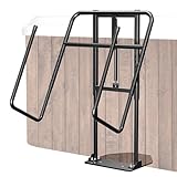 Hot Tub Cover Lift Adjustable U-Arms Spa Cover Lifter Hot Tub Accessories Universal Fit Most Spas Hot Tubs Hydraulic Assist Removal System