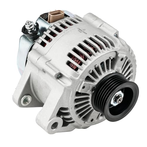 Image of PHILTOP Alternator Compatible With Lexus for 1999-2003 RX300 | 2001-2003 Highlander 3.0L 100 Amp 13844N 12V CW 6-Groove Pulley