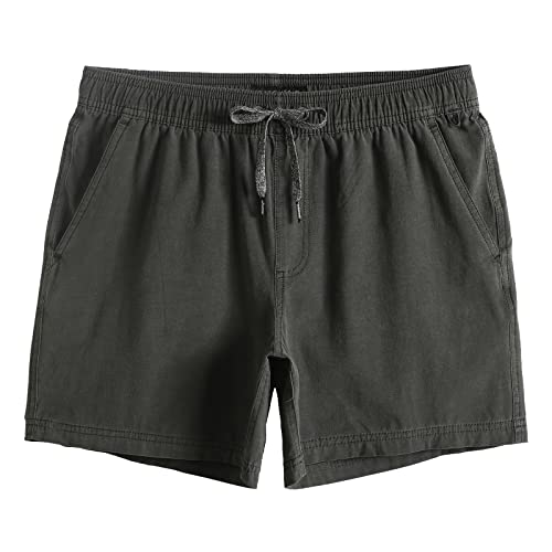 maamgic Men's 5 inch Inseam Shorts Pull-On Relaxed Fit Comfort