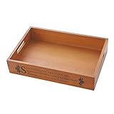 Multiusponer: ¡Ya sea que esté buscando bandejas decorativas para la mesa de café, una bandeja de desayuno, una bandeja de café, nuestra bandeja de servicio es la opción perfecta.