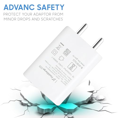 Image of 44W USB Flash Type C Charger Adapter Compatible with Vivo for Vivo T4X /T4 /Lite /Ultra /T3 /T3X /T3 Pro /T2 /T2X,Iqoo Z10 /Z10X /5G /Z9X /Z9S /Z9 /Lite /Z7 Pro,Y28S /Y28E /Y39 /Y19E /Y29,44-Watt Fast Charge,White