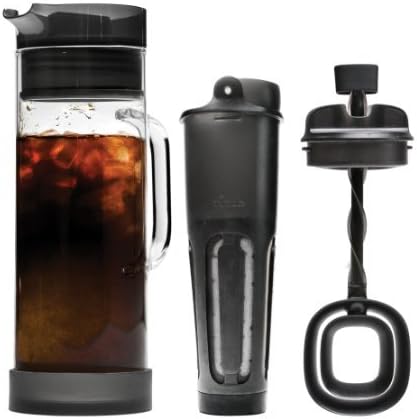 Primula Cold Brew Glass Carafe Iced Coffee Maker, 50 oz, Clear