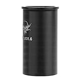 Gazechimp Fahrrad Sattelstützen-Adapter 27,2mm auf 31,6/30.4/30.8mm Sattel-Stütze Rohr Shim-Schwarz - Durchmesser 31.6mm / 1.24inch