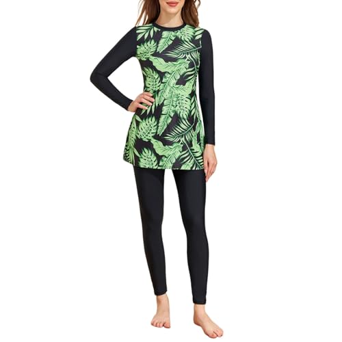 Vestido de natación islámico de manga larga que cubre con estilo y comodidad total